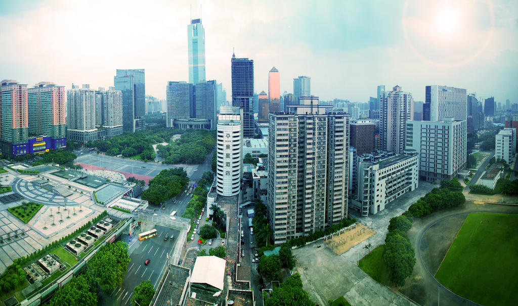 U Hotel Poly Zhonghui International Apartment Cantón Exterior foto